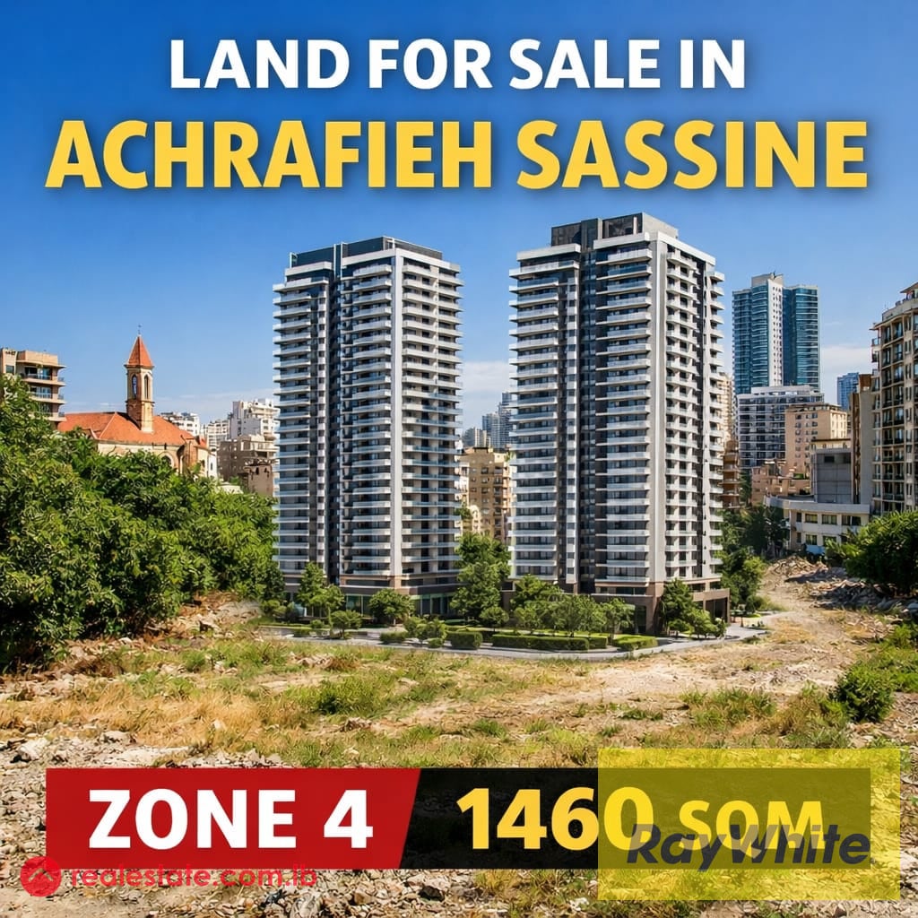 Prime Land for Sale in Achrafieh – Sassine — Hub Realtors