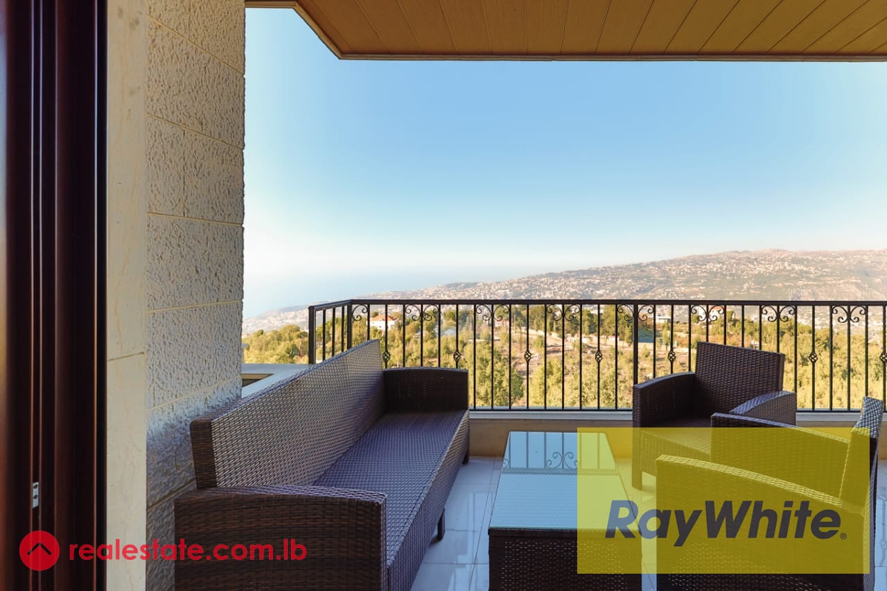 Apartment for Sale – Bikfaiya | 200 sqm | Sea, Mountain View — Hub Realtors
