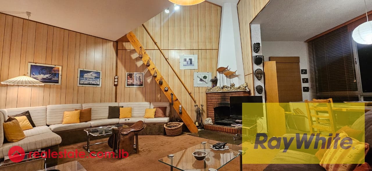 Fully Furnished Chalet for Sale in Kfardebian – 120 sqm + Terrace — Hub Realtors