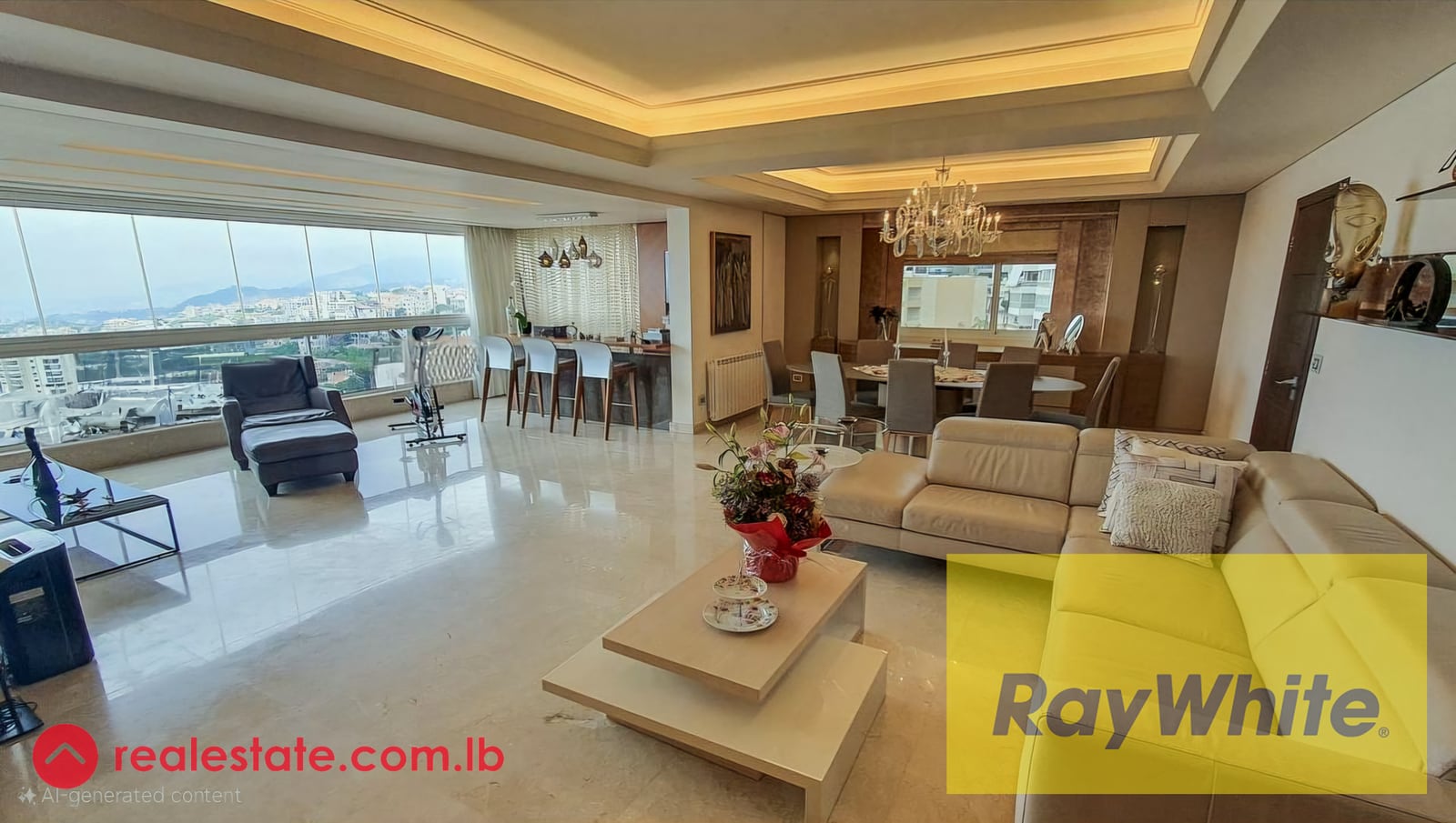Furnished apartment with panoramic view for sale in Mtayleb — Hub Realtors