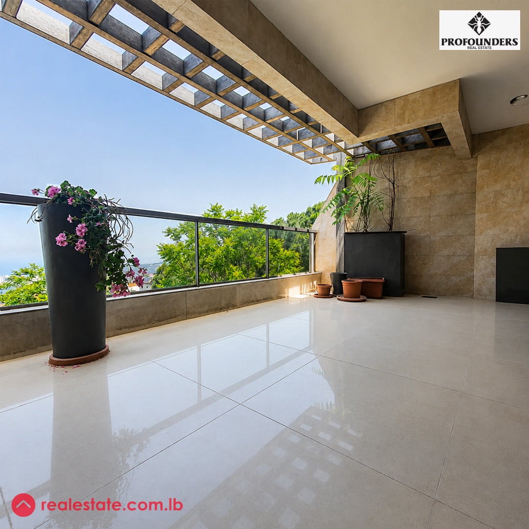 Prime Location Duplex with a Sea & Mountain View for sale in Elissar — Hub Realtors