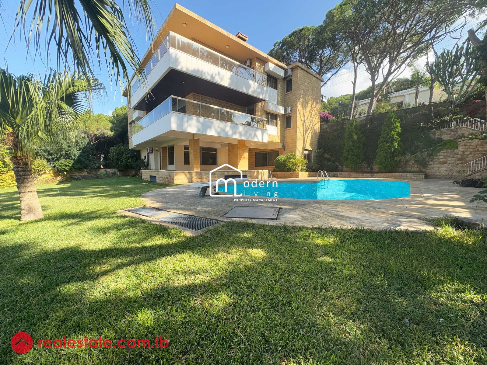 2,000 Sqm | Private Garden and Pool | Villa for Rent in Rabieh — Hub Realtors