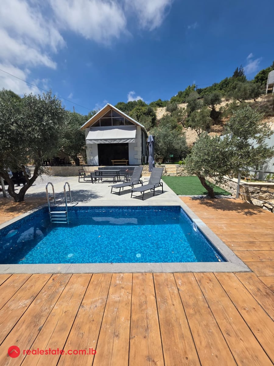 440 sqm Land | 2-Bedroom Bungalow with Private Pool – 5 Minutes from Batroun — Hub Realtors