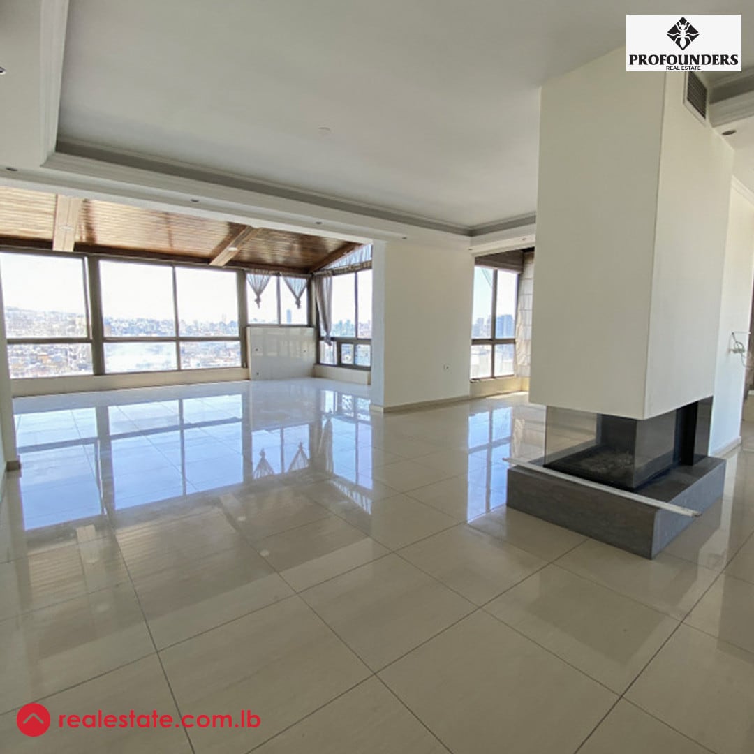 Apartment with Panoramic View & 3 Master Bedrooms in Jdeideh — Hub Realtors