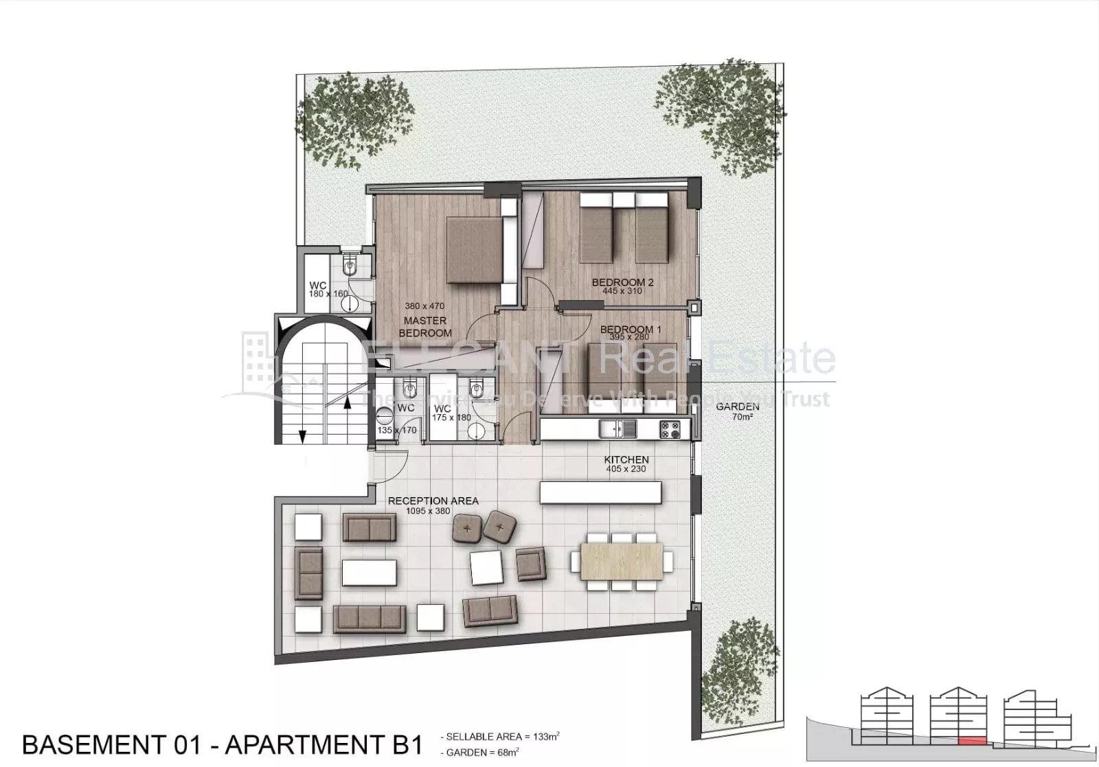 Apartment for Sale | Spacious Terrace | Hazmieh — Hub Realtors