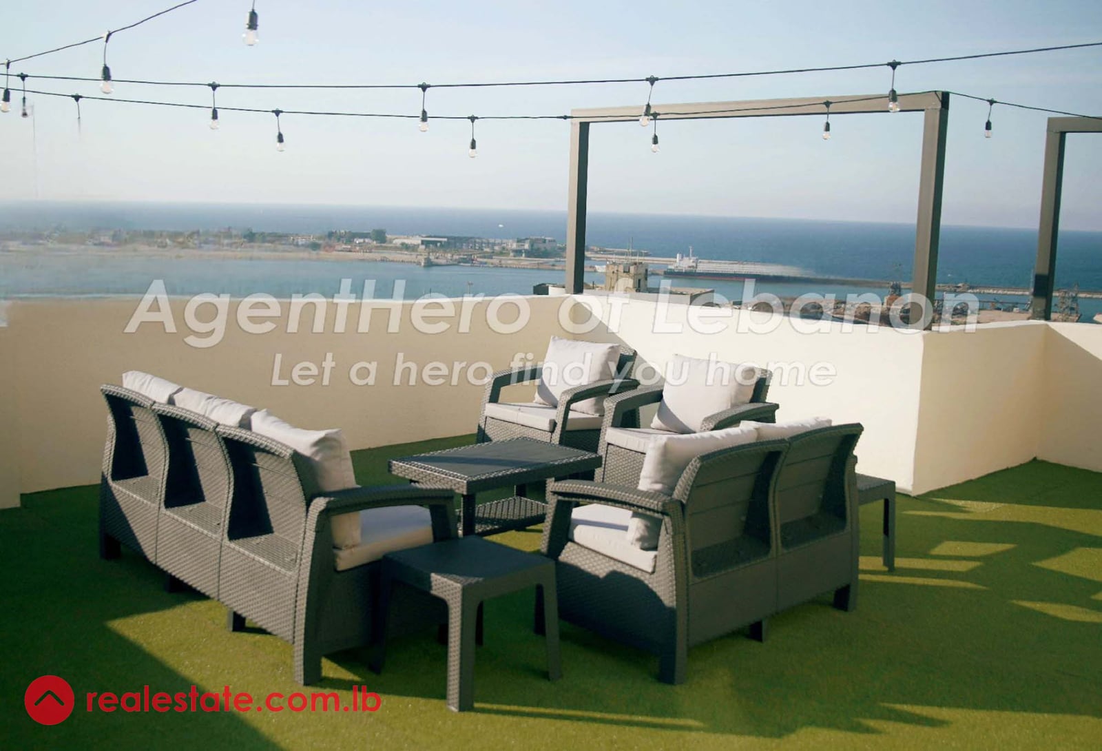 2BR Rooftop Apt. | Huge Terrace | Front Sea View — Hub Realtors