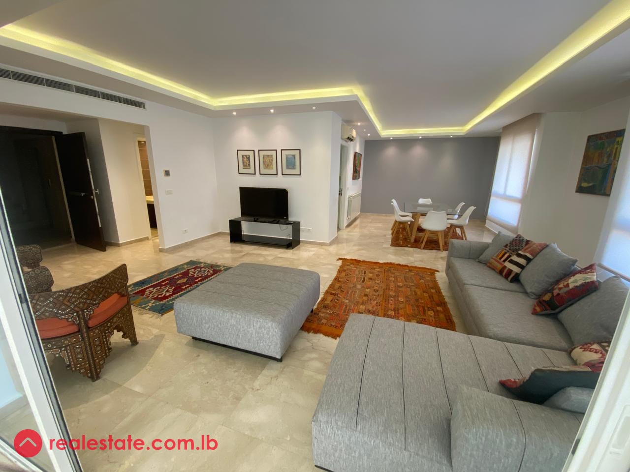 3BR Furnished Apartment | Calm Area | Large Balcony — Hub Realtors