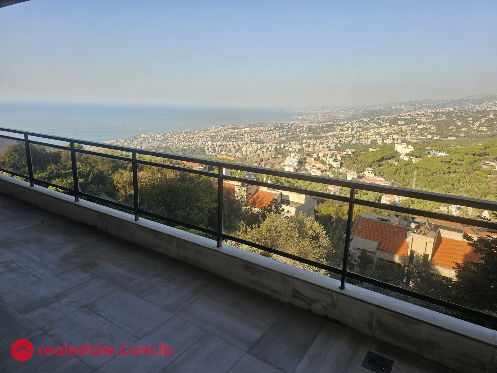 Exceptional Sea & Mountain View Apartment Near Broumana — Hub Realtors