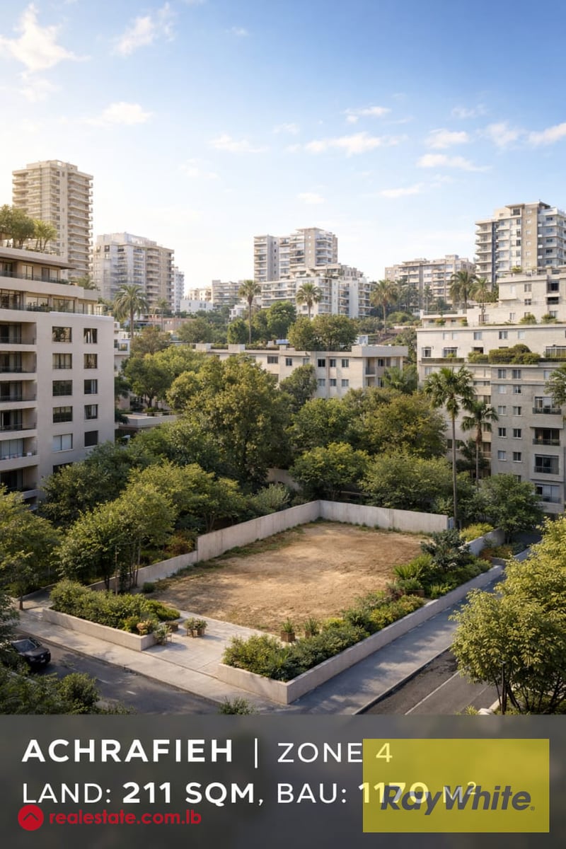 Land for Sale – Achrafieh (Zone 4) — Hub Realtors