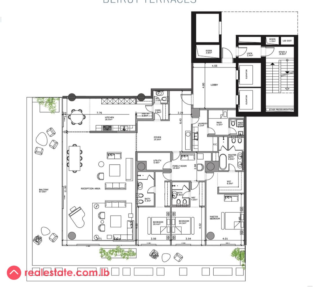 Sea View | + Terrace | Apartment For Sale in Downtown — Hub Realtors