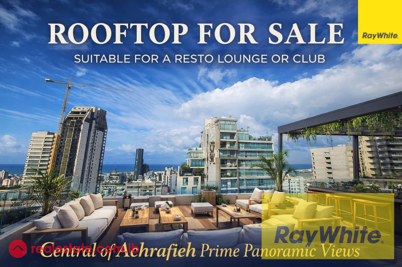 Rooftop Resto Lounge For sale| Central Achrafieh — Hub Realtors