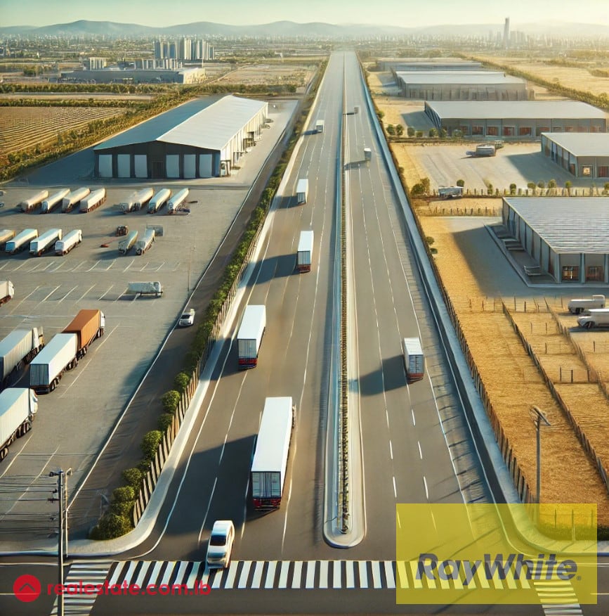 2050m2 Industrial Land for Rent in Nahr El Mot — Hub Realtors