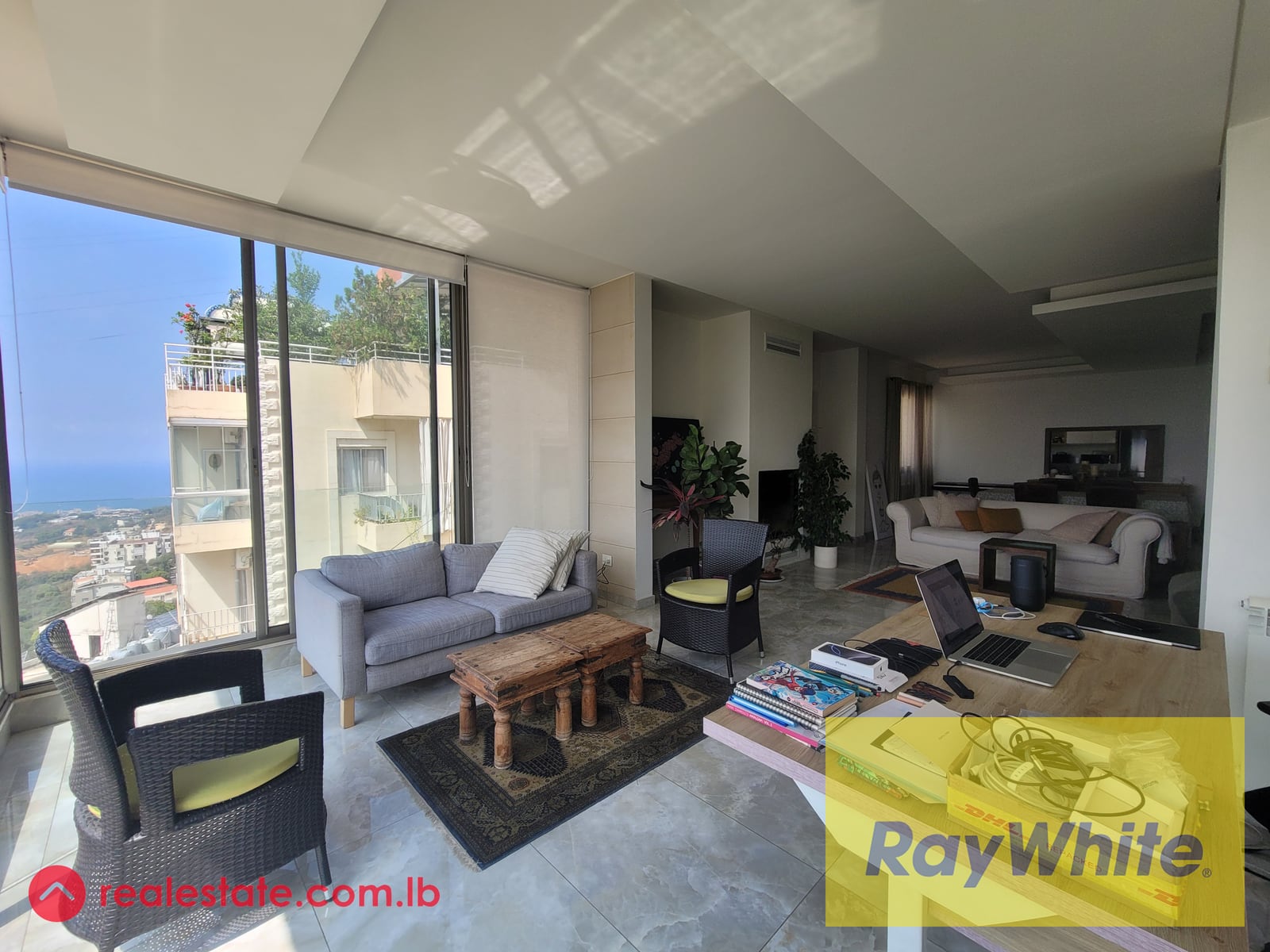Duplex for Sale with -Terrace- Sea View In Awkar — Hub Realtors