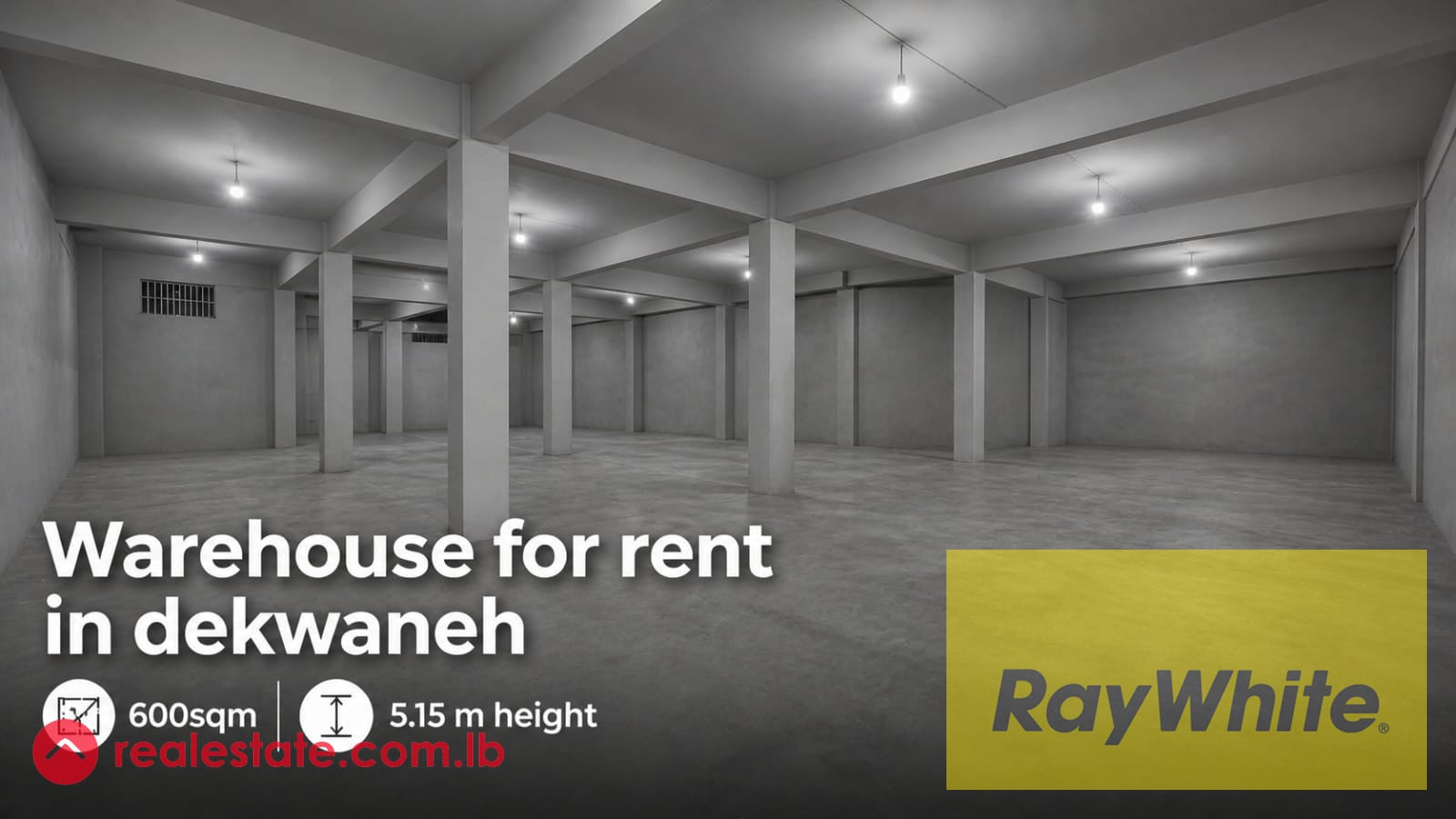 Warehouse for Rent in Dekwaneh – Prime Location — Hub Realtors