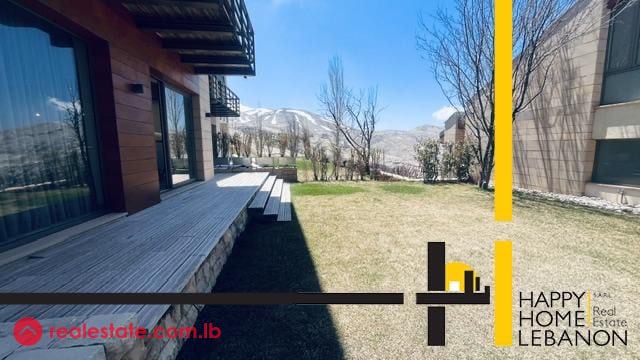 Furnished Chalet with Garden for sale in Faraya-Mzaar — Hub Realtors