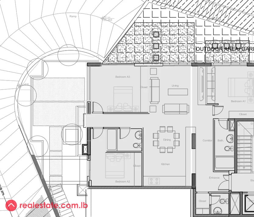 Garden Floor Apartment in Naccash - Modern design — Hub Realtors