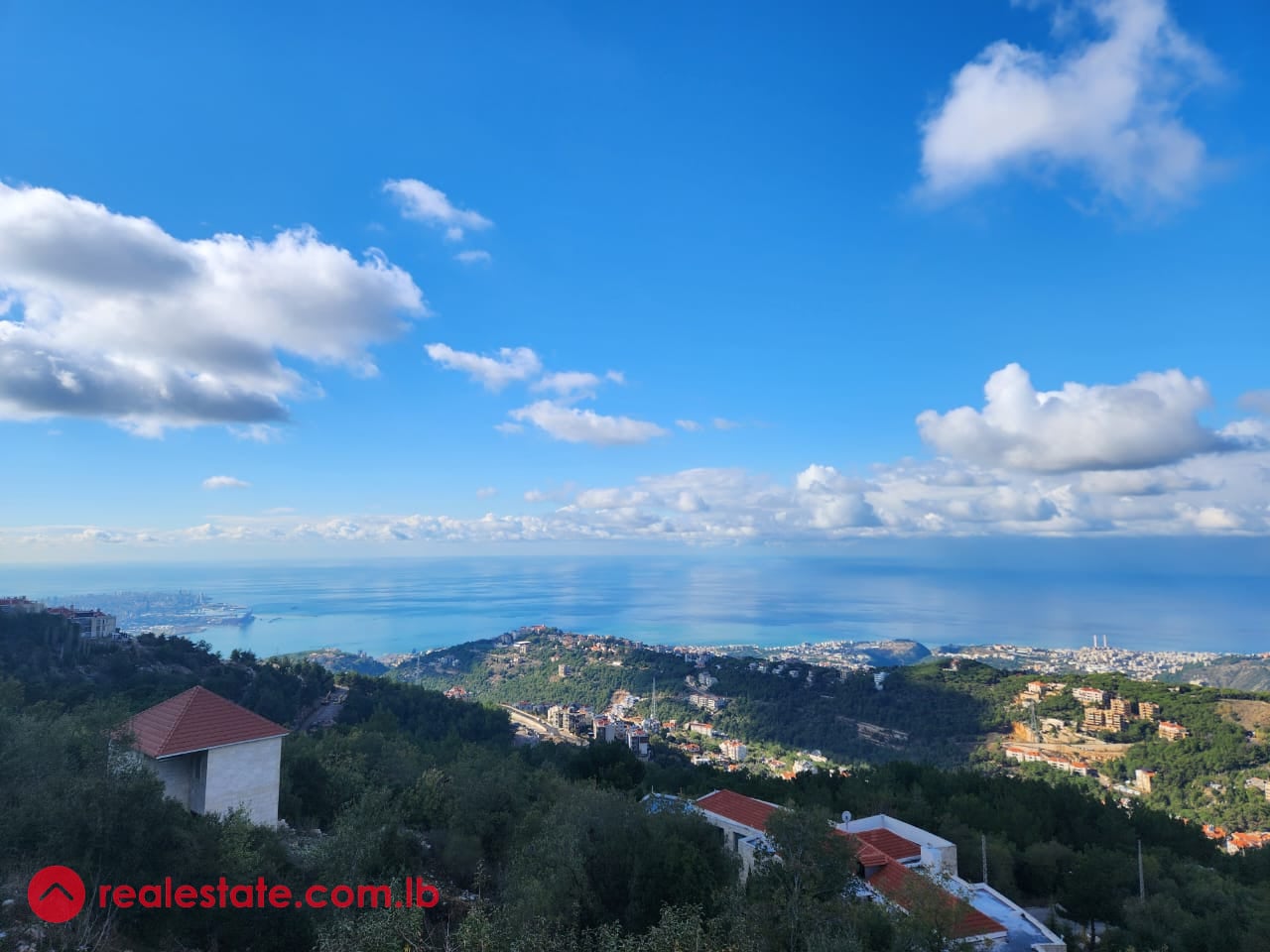 Exceptional Land With Sea View in Dahr El Souwan — Hub Realtors
