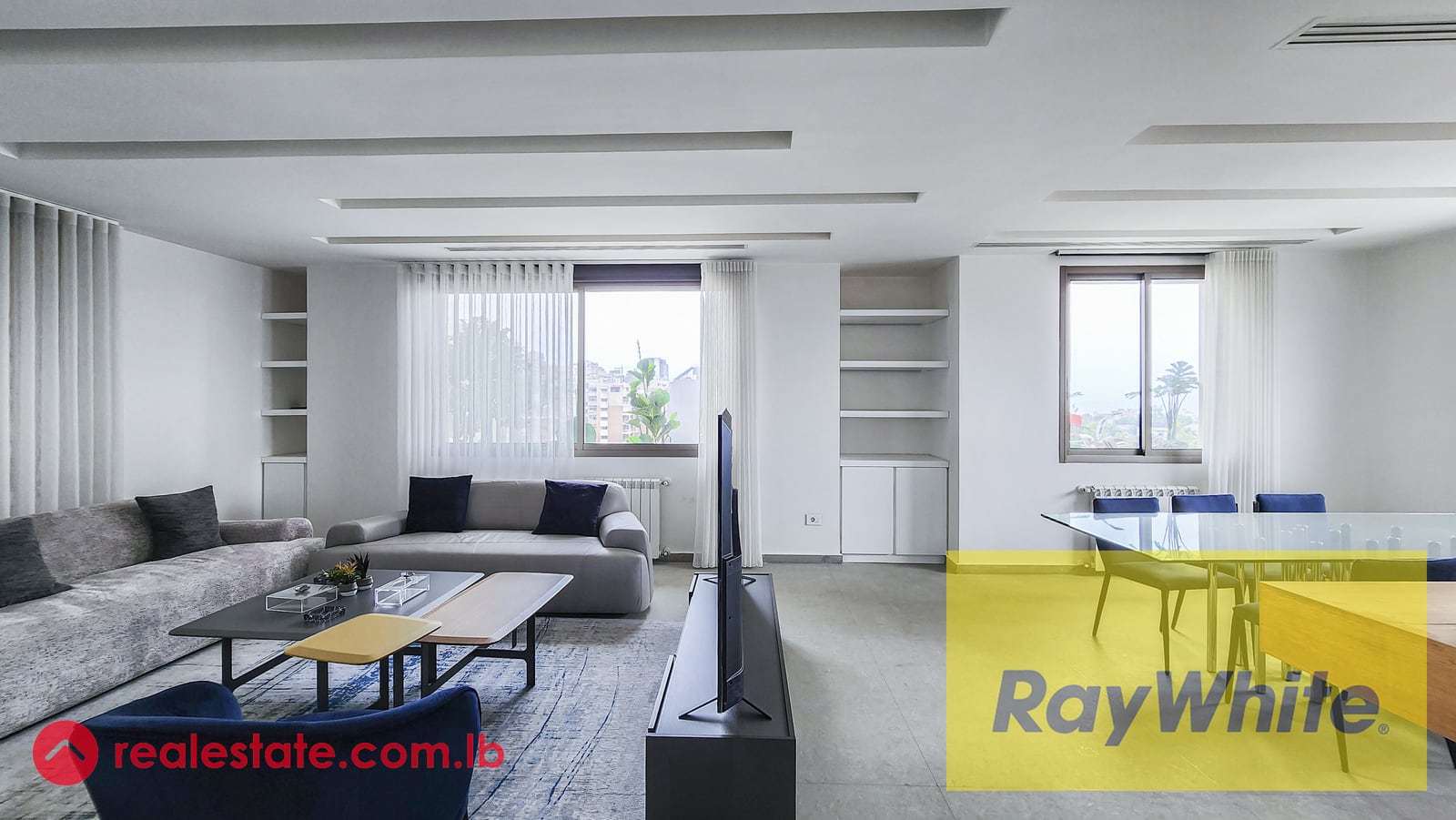 Furnished One Bedroom Luxury Apartment for Rent, Located in a New Building on a Calm Street in Achrafieh with an Open Sea View. — Hub Realtors